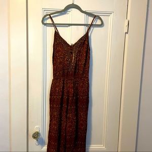 Rustic boho beaded jumpsuit